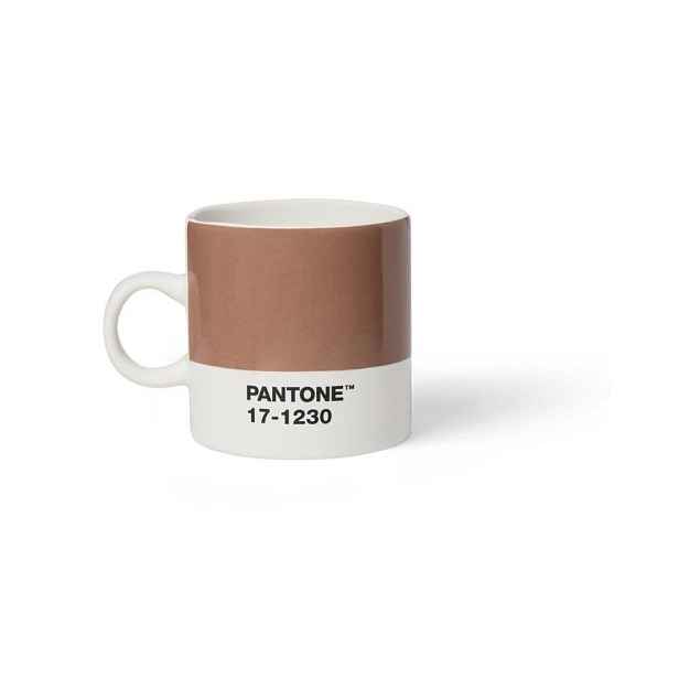 Světle hnědý porcelánový šálek na espresso 120 ml Mocha Mousse 17-1230 – Pantone