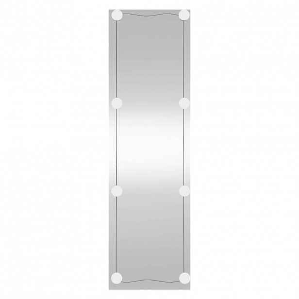 vidaXL Nástěnné zrcadlo s LED osvětlením 30 x 100 cm sklo obdélníkové
