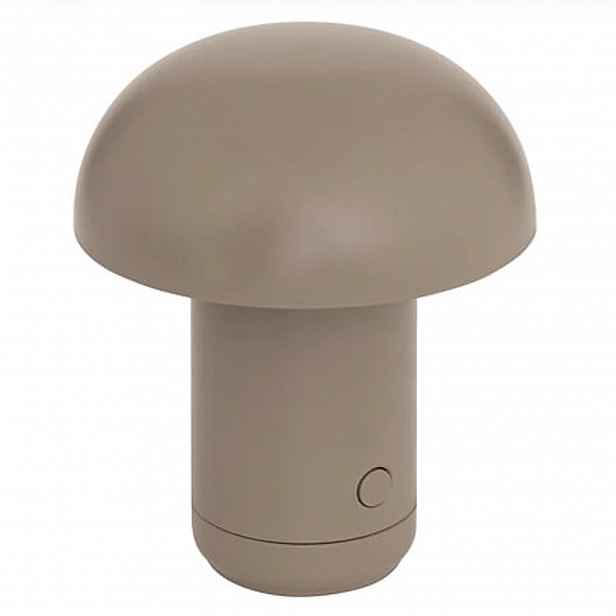 LED stolní lampa FUNGHI 11,2 cm, hnědá
