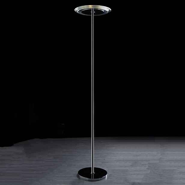 Podlahová lampa Chromovaná 4xG9 Halogenová Led Sklo Pascal Italux