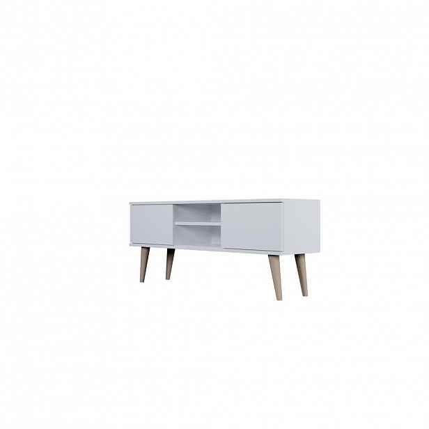RAUMHIRSCH FURNITURE NÍZKÁ SKŘÍŇKA Toronto bílá 35/55,2/120 cm