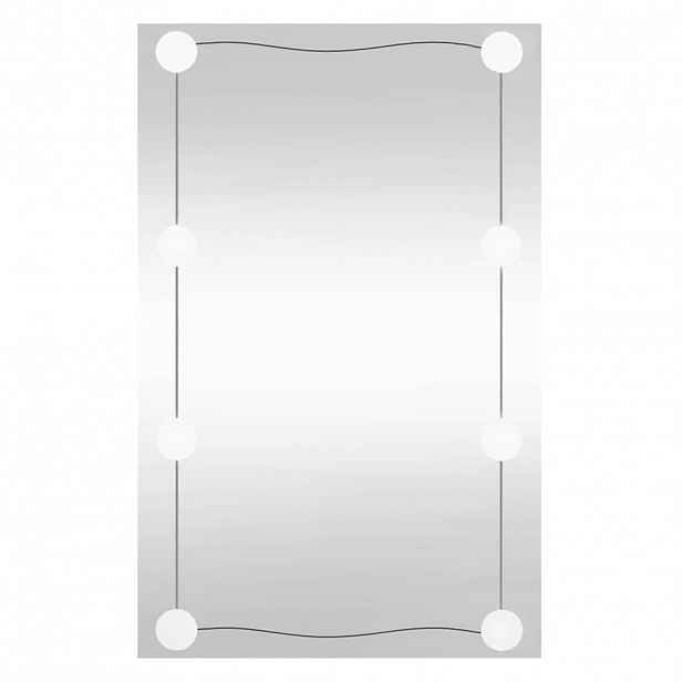 vidaXL Nástěnné zrcadlo s LED osvětlením 40 x 60 cm sklo obdélníkové