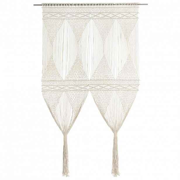 vidaXL Macramé závěs 140 x 240 cm bavlna