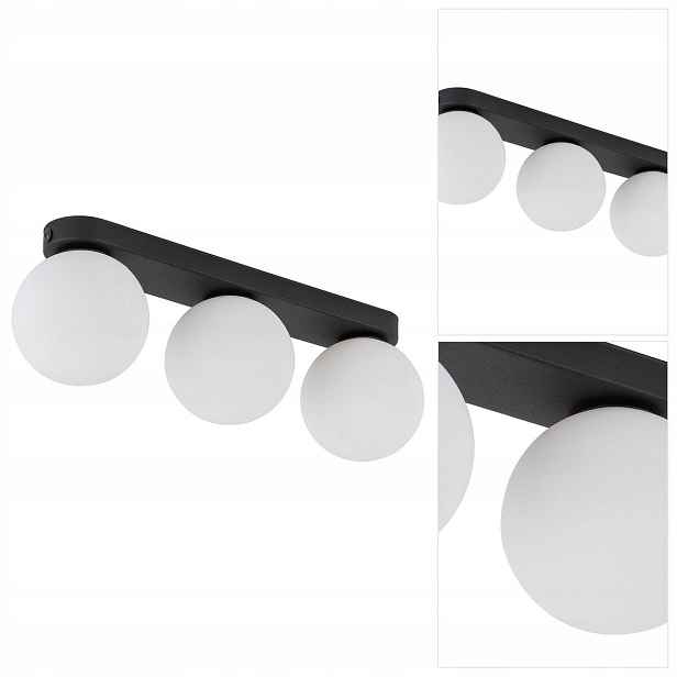 Stropní svítidlo Mini černá, jemné světlo do pracovny Tk Lighting