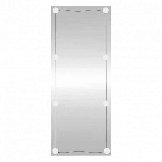 vidaXL Nástěnné zrcadlo s LED osvětlením 40 x 100 cm sklo obdélníkové