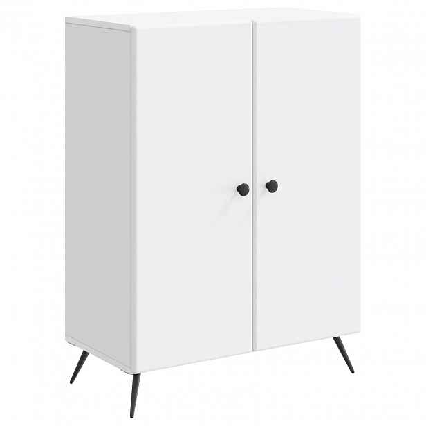 vidaXL Servírovací skříň Bílá 66 x 34,5 x 90 cm Kompozitní dřevo