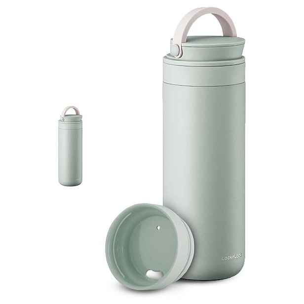 LOCKNLOCK Nerezová termoska s uchem LOCK Metro 475ml mint