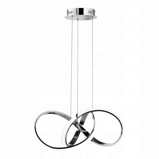 Moderní závěsná spirálová lampa chrom Led 44W Indigo 31310738-01 Wofi