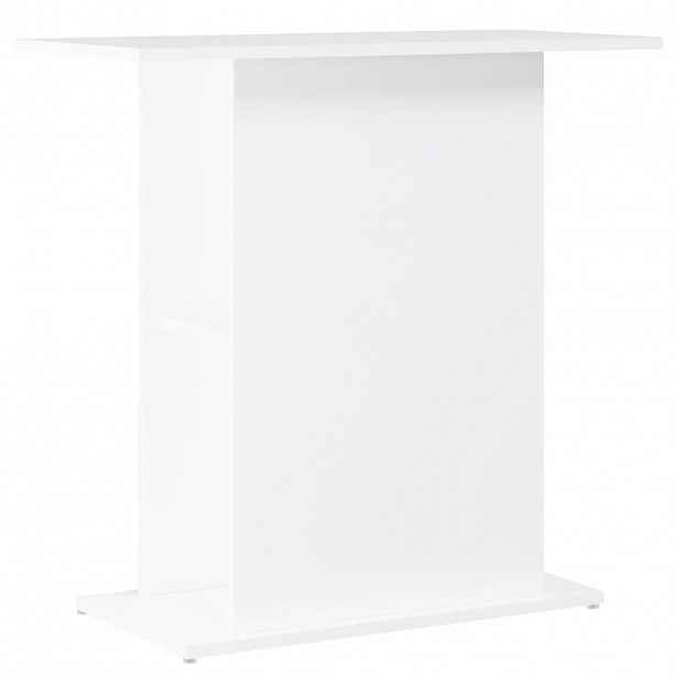 vidaXL Stojan na akvárium bílý 75 x 36 x 72,5 cm, z umělého dřeva