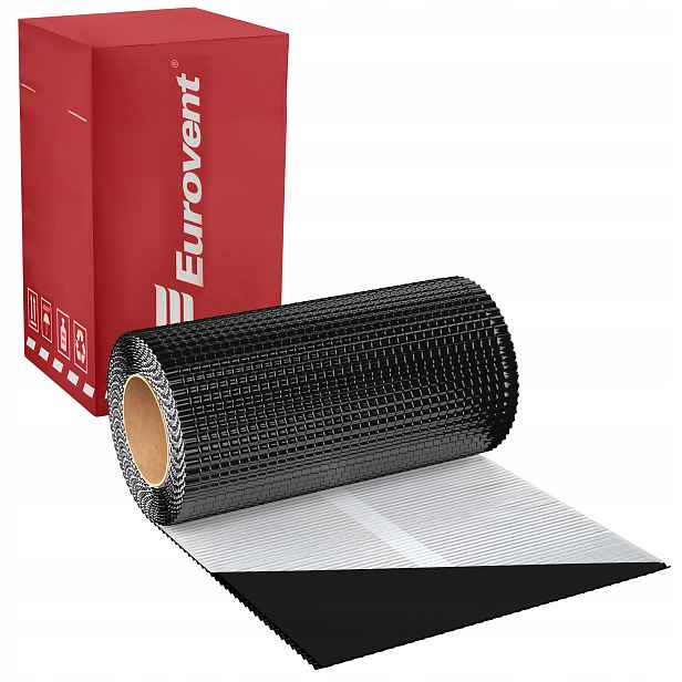 Olověná komínová páska 5 m Ral 9005 Eurovent Standard Pb Čern