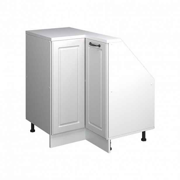 Vicco ŠIKMÁ SKŘÍŇ ROHOVÁ SKŘÍŇKA Rion Bílý venkovský dům 75.6 x 81.6 cm s 1 dveřmi