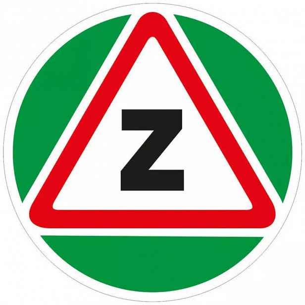 Začátečník, 50x50mm, samolepka