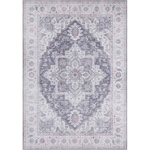 Koberec orientální blátivě růžový do obývacího pokoje, plochý 80x150 cm
