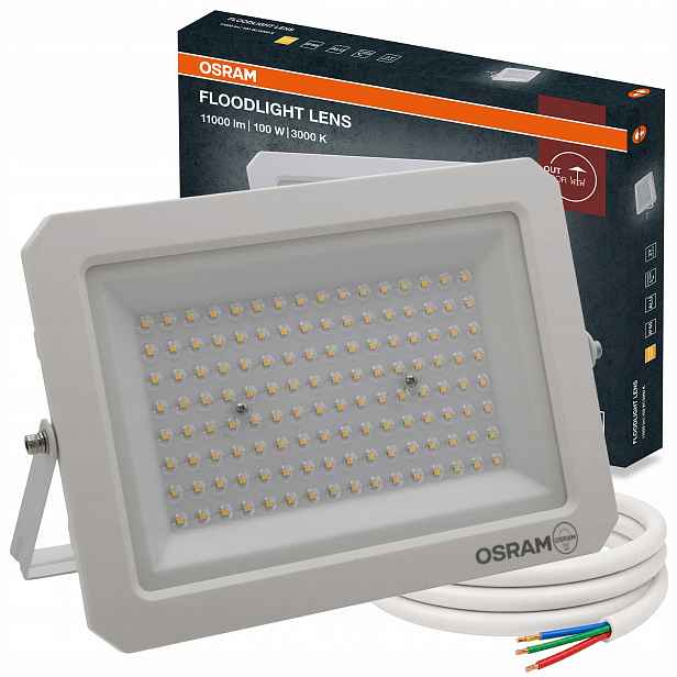 Led reflektor Halogenová lampa 100W 10000lm 3000K IP65 Osram