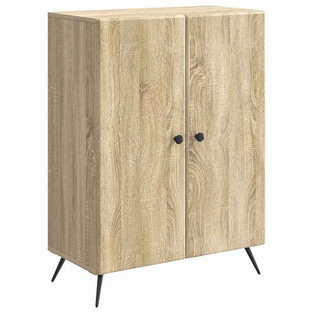 vidaXL Servírovací skříň Dub sonoma 66 x 34,5 x 90 cm Kompozitní dřevo