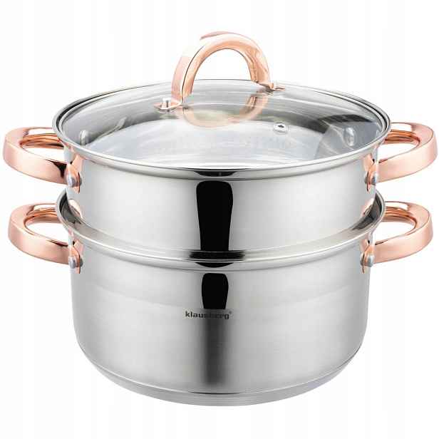 Hrnec Na Páru Klausberg 3 Díly 22 cm, 4 L KB-7731