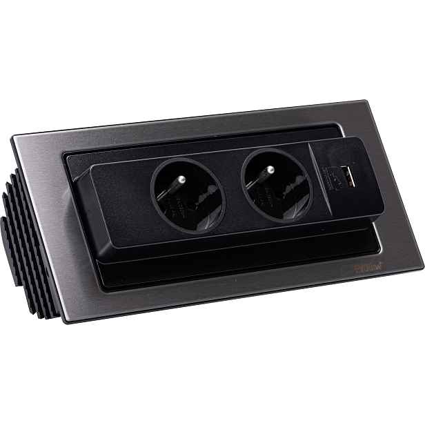 Modul zásuvkový výklopný EVOline BackFlip