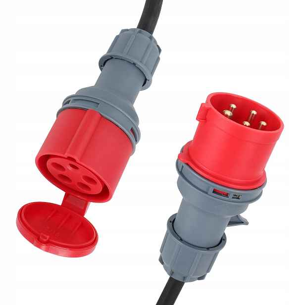 Silový adaptér 32A na 16A pro nabíječku IP44 Silový adaptér 0.5M