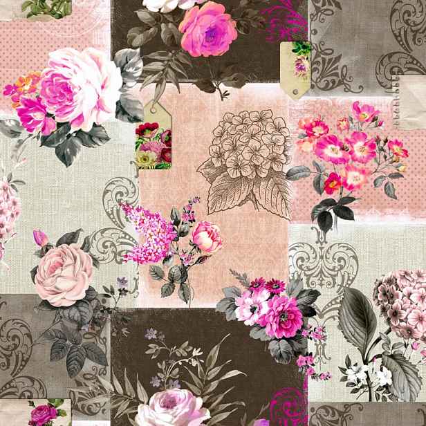 Ubrus roselyn rosa 385-9013 140cmx20m