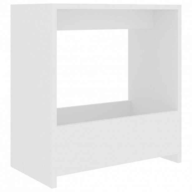 vidaXL Odkládací stolek bílý 50 x 26 x 50 cm kompozitní dřevo