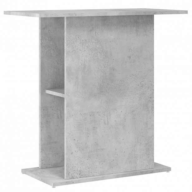 vidaXL Stojan na akvárium betonově šedý 75x36x72,5 cm kompozitní dřevo