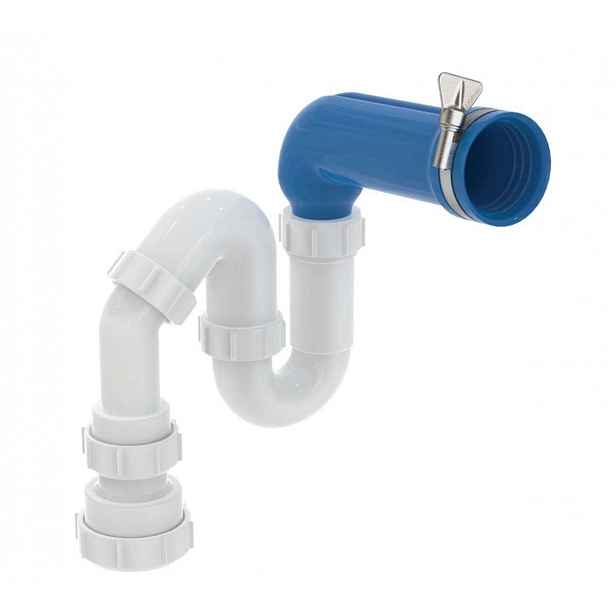 Ideal Standard Contour 21+ - Podomítkový sifon pro umyvadla se zadním odtokem E254967