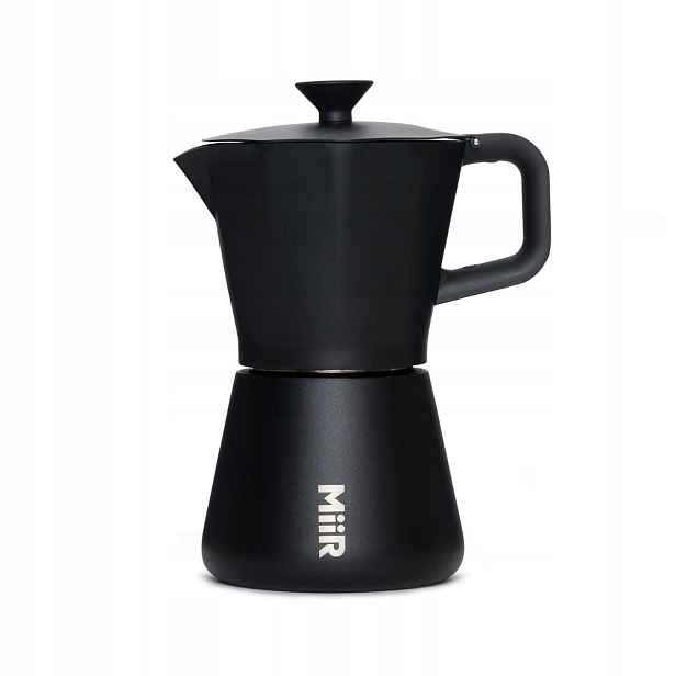 Kávovar MiiR New Standard Moka Pot 300 ml černý