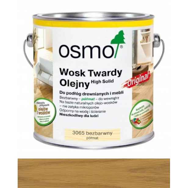 Osmo 3065 Tvrdý vosk olejový 10 l polomatný