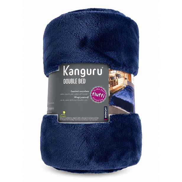 Prémiová Značková Deka, Heboučká, Silná, Teplá Deka, Přehoz 230X230 Midnight Kn