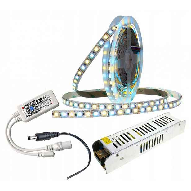 Set Led pásek Rgbw 5 m WiFi Ios Android