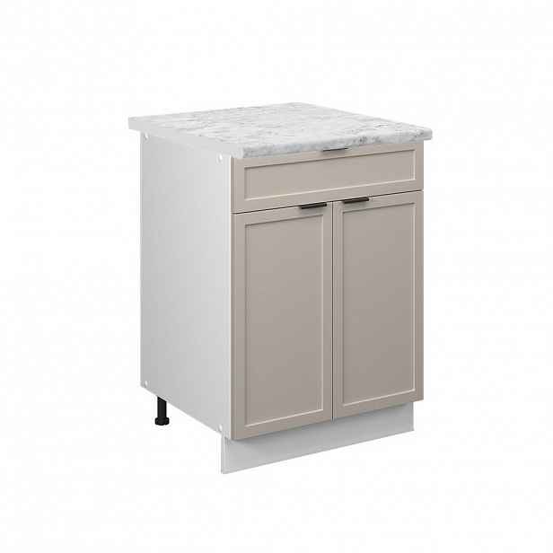 Vicco SPODNÍ SKŘÍŇKA KUCHYŇSKÉ LINKY Fame-Line GreyBeige 60 cm se zásuvkou, PD Mramor