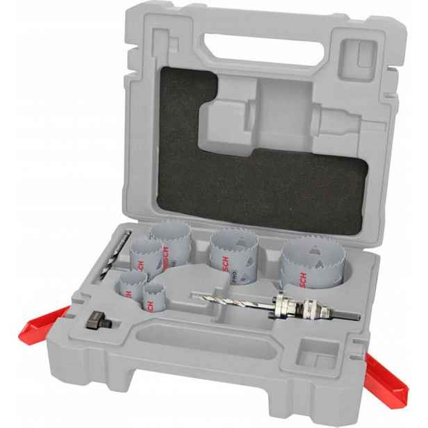 Sada Děrovačů Pro Pily Kufr Q-lock 10EL. Bosch Pro 2608901551