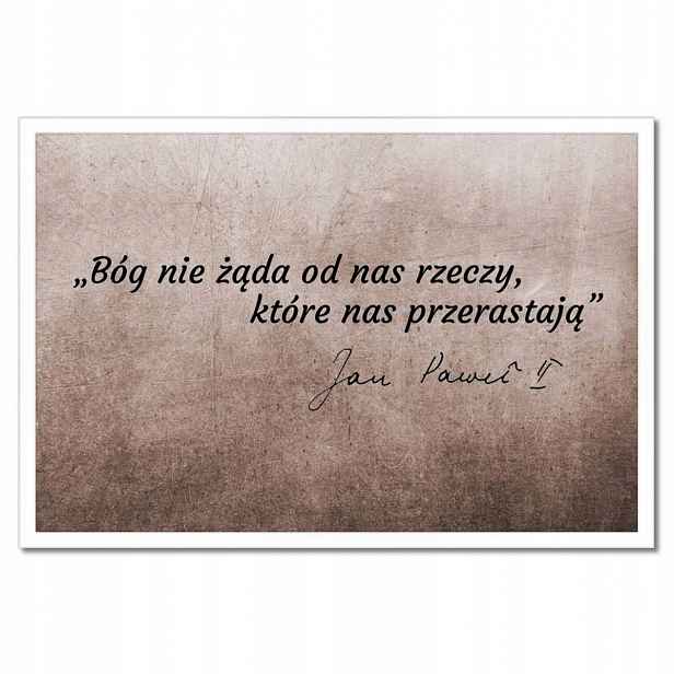 Plakáty v rámu 60x40 Bůh od nás nežádá...