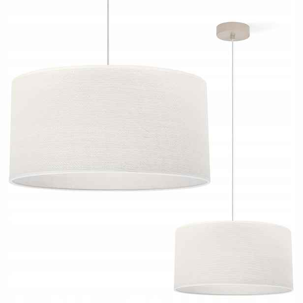 Závěsná Stropní Lampa Lustr Stínidlo Juta Ecru Do Ložnice Obývacího Pokoje Boho