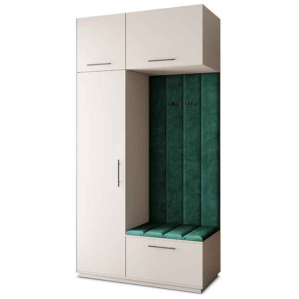 MASSENO MODERNÍ PŘEDSÍŇOVÁ SESTAVA REMA, 120/240/60 cm, kašmírová