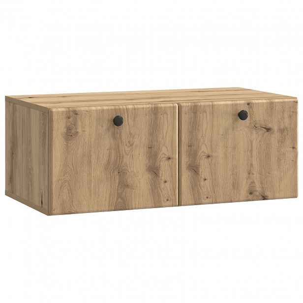 vidaXL Nástěnná TV skříň 78,5 x 41 x 30 cm Dub artisan