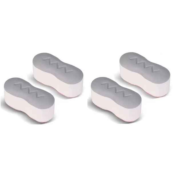 Eco produkty Vysoké nalepovací dosedy pod sedátko např. pro mechanické přídavné bidety - 4 kusy/výška 20 mm