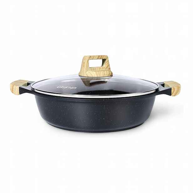 Hrnec na polévku s víkem na indukci Nepřilnavý 5,6 l 32 cm Keramický