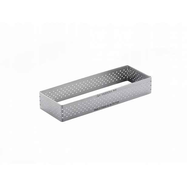 Obdélníkový Rant de Buyer Valrhona 28x11 cm perforovaný
