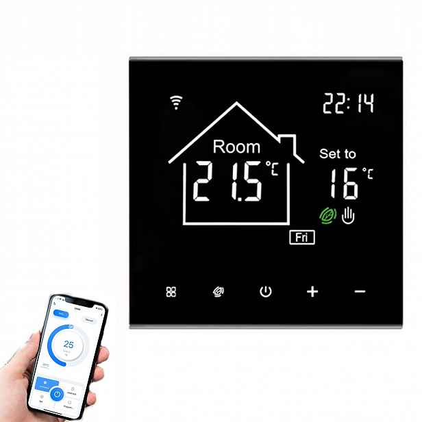 Regulátor vytápění Podlahový termostat WiFi 3A