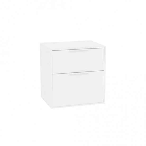 Roca Optica koupelnová skříňka bez umyvadla 58,5x56,5x45,5 cm bílá matná mat OPTDESK602ZBM