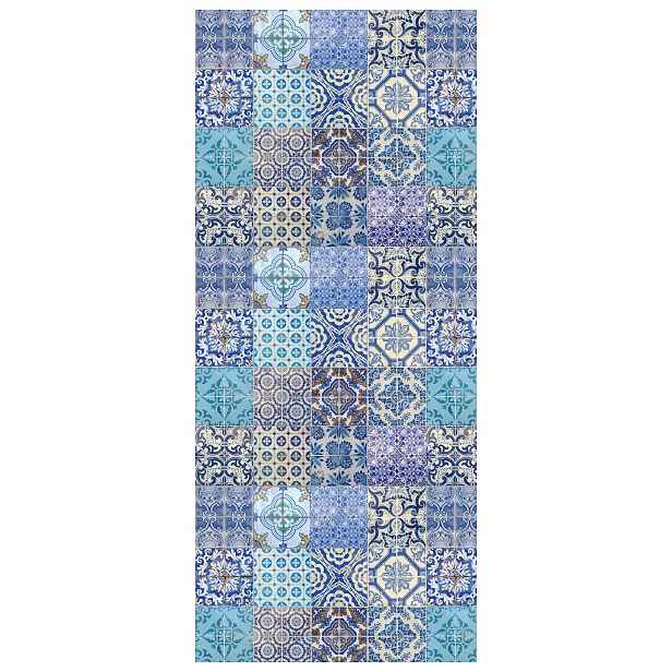 Samolepka Tapeta Mozaika Dlaždice Ornamenty Vzory 91x211 Abstrakce do domu