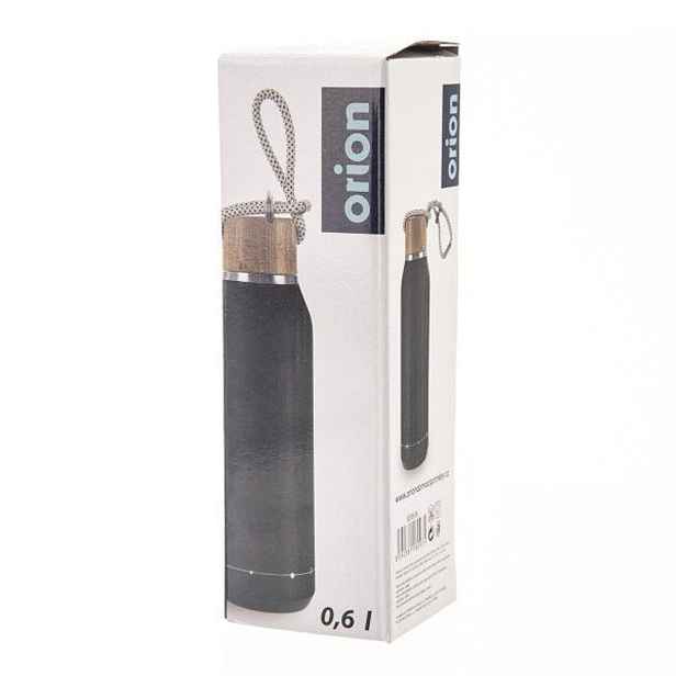 termoláhev 0,6l MR/bambus, černá