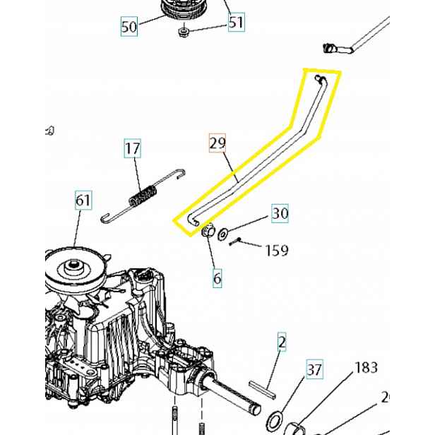 Tyč Tc 238TX Husqvarna 583566601