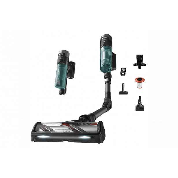 Tyčový vysavač Rowenta X-Force Flex 12.60 Neo Allergy RH9L42WO Tyrkysový/Černý