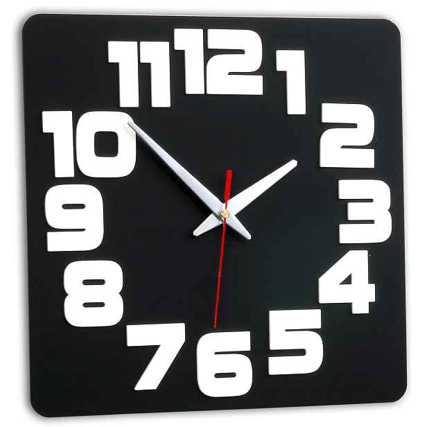 ModernClock Nástěnné hodiny Light Oak hnědé