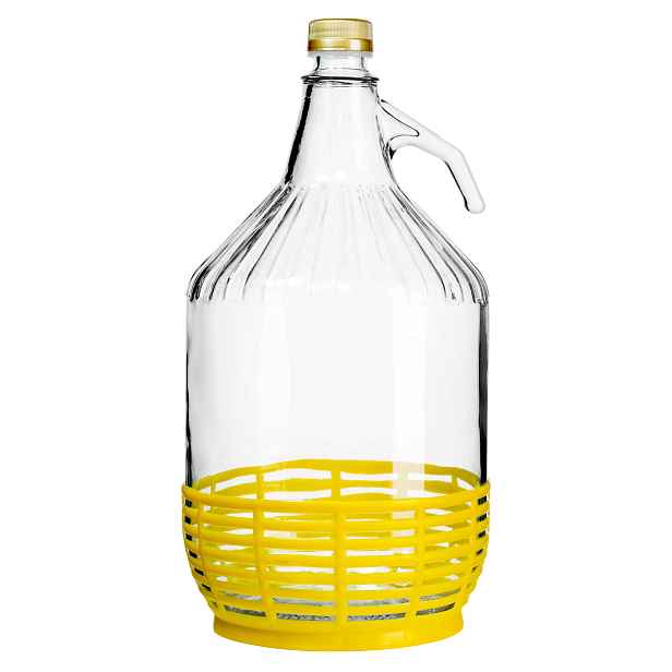 Skleněný demižon s víčkem TORO 5l