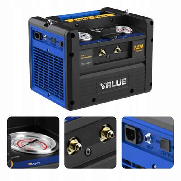 Stanice Pro Rekuperaci Chladiva – Value VRR12N