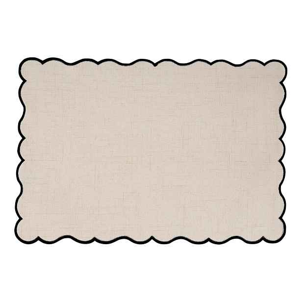 Prostírání s příměsí lnu 30x43 cm Noura – Tiseco Home Studio