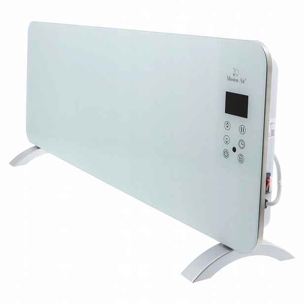 Elektrický Konvektorový Radiátor Skleněný Panel úsporný 2400W WiFi
